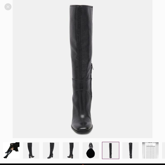 Dolce Vita Elegant Black Heeled Boots - Never Worn W/Box  Without Tags -Size 10 - Picture 2 of 6